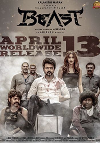 Beast Tamil movie poster